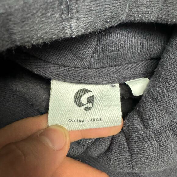 Glossier Limited Run Faded Black Embroidered Logo Sweatshirt - Picture 3 of 7